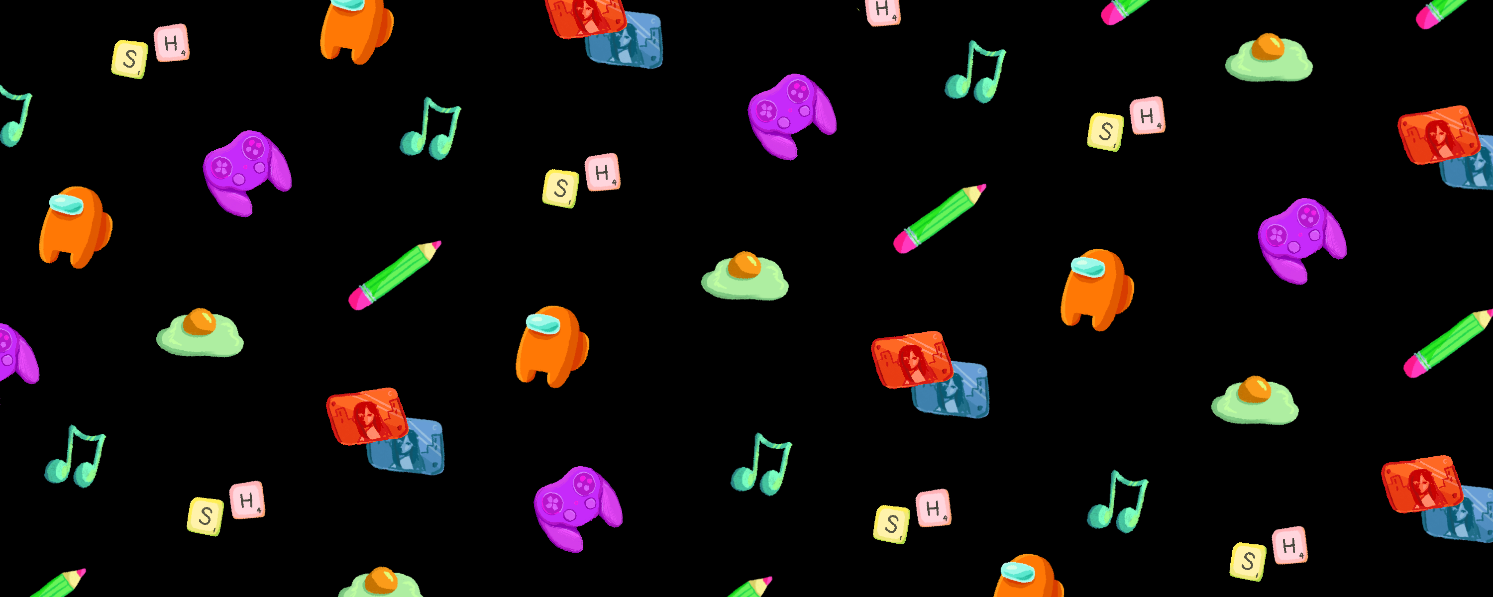 Colorful abstract pattern with organic shapes and textures