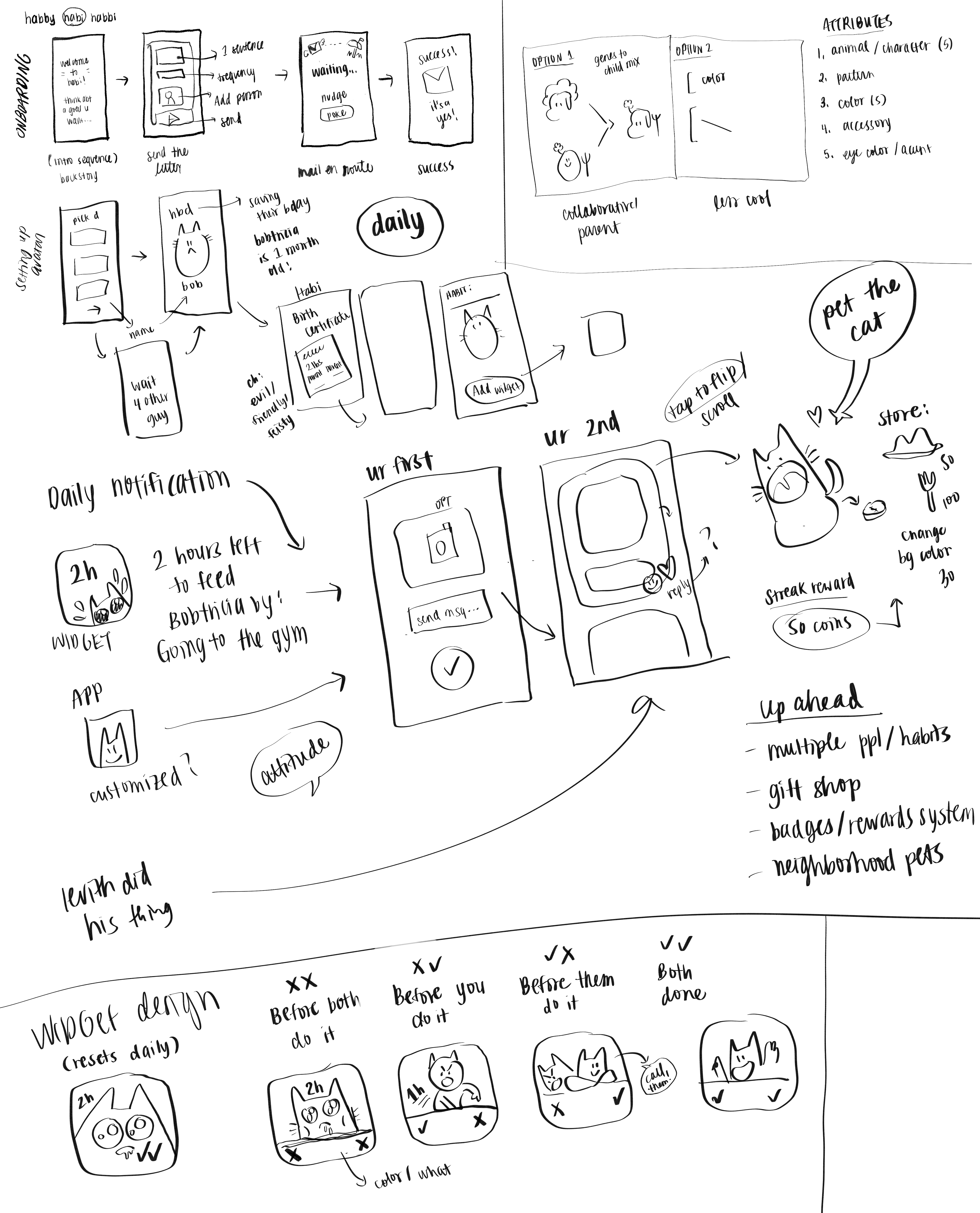 First intuition sketches